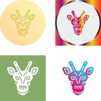 Giraffe Icon Design vector