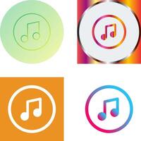 Music Player Icon Design vector