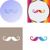 Moustache Icon Design vector