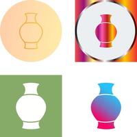 Antique Jar Icon Design vector