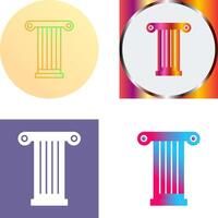 Pillar Icon Design vector