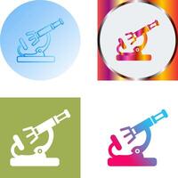 diseño de icono de microscopio vector