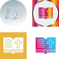Biblia icono diseño vector