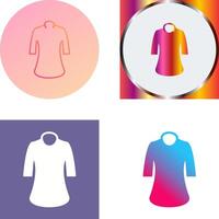 Ladies Shirt Icon Design vector