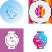 Sports Watch Icon Design vector