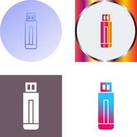 USB Drive Icon Design vector