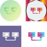 Connected Systems Icon Design vector