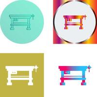 Work Bench Icon Design vector