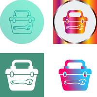 Toolbox Icon Design vector