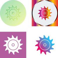 Saw Blade Icon Design vector