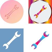 Spanner Icon Design vector