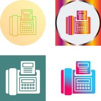 Fax Icon Design vector