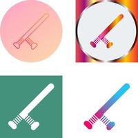 Baton Icon Design vector