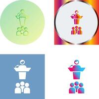 Seminar Icon Design vector