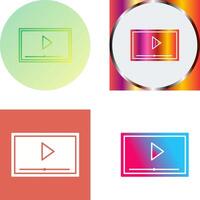 Screening Icon Design vector