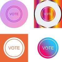 Vote Link Icon Design vector