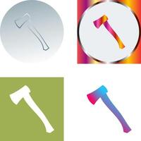 Wood Cutter Icon Design vector