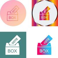 Giing Vote Icon Design vector