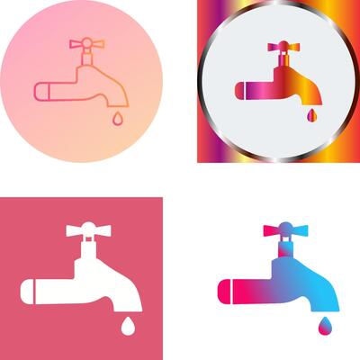 Water Tap Icon Design