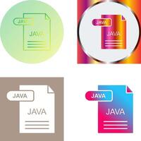 Java Icon Design vector