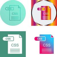 CSS Icon Design vector