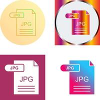 JPG Icon Design vector