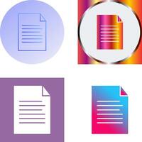 Sheet Icon Design vector