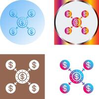 Distribution Icon Design vector