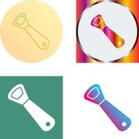 Bottle Opener Icon Design vector