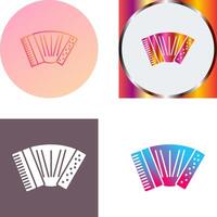 Accordion Icon Design vector