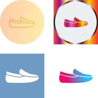 Men's Loafers Icon Design vector