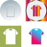 Plain T Shirt Icon Design vector