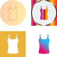 Ladies Vest Icon Design vector