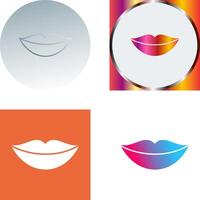 labios icono diseño vector