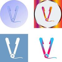 Straightener Icon Design vector