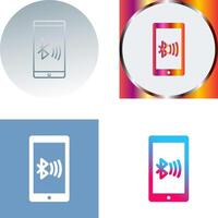 Connected Device Icon Design vector