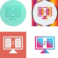 File Sharing Icon Design vector