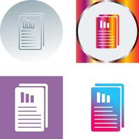 Reports Icon Design vector