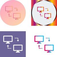 Sharing Systems Icon Design vector