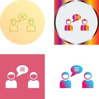 Chatting Icon Design vector