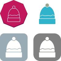 Warm Cap Icon Design vector