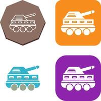 Infantry Tank Icon Design vector