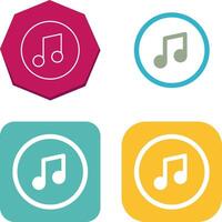 Music Player Icon Design vector