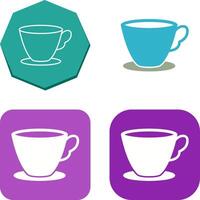 Tea Cup Icon Design vector