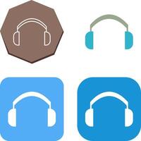 Headphones Icon Design vector