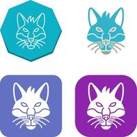 Fox Icon Design vector