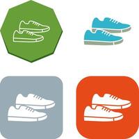 zapatillas icono diseño vector