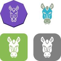 diseño de icono de caballo vector