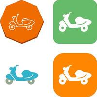 diseño de icono de scooter vector