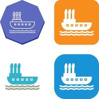 Steamboat Icon Design vector